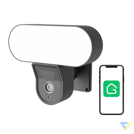 Smart outdoor WiFi camera with Gosund IPC3 floodlight IP65 Tuya IP cameras