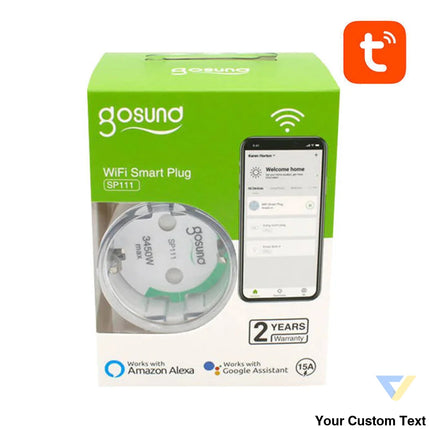 Smart plug WiFi Gosund SP111 3680W 16A Tuya 4 pack Power plugs