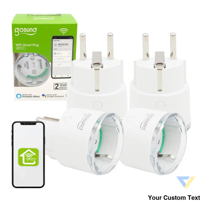 Smart plug WiFi Gosund SP111 3680W 16A Tuya 4 pack Power plugs