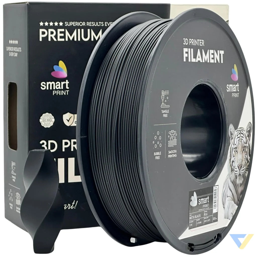 Smart Print PLA is easy to use, great for beginners. It prints smoothly with strong layer adhesion and minimal warping. Special inhibitors boost durability and color, making it ideal for everyday prints.