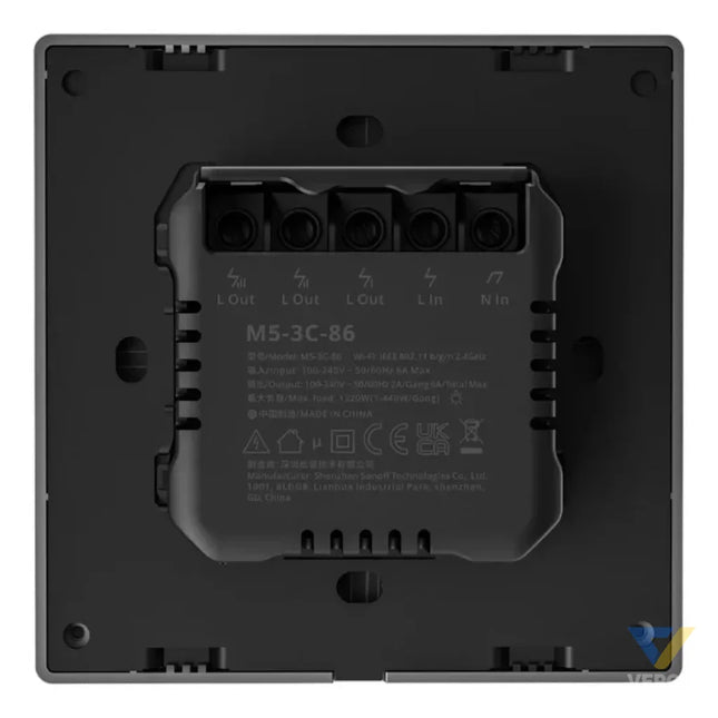 Smart Scene Wall Switch WiFi Sonoff M5 3C (3 channel) Switches