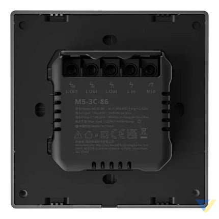 Smart Scene Wall Switch WiFi Sonoff M5 3C (3 channel) Switches