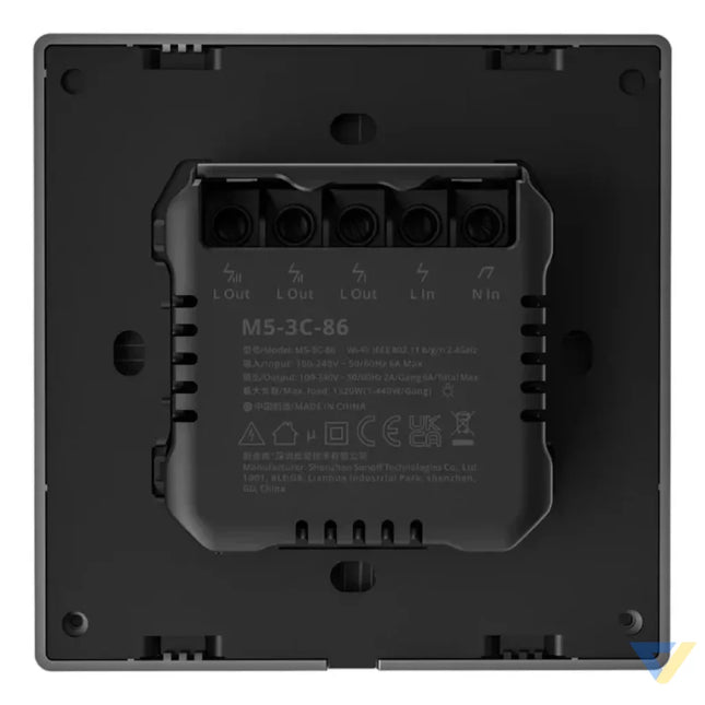 Smart Scene Wall Switch WiFi Sonoff M5 3C (3 channel) Switches
