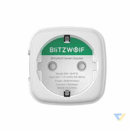 Smart socket Blitzwolf BW SHP15 ZigBee 3680W Power plugs