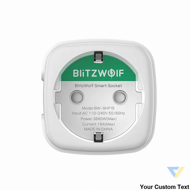 Smart socket Blitzwolf BW SHP15 ZigBee 3680W Power plugs