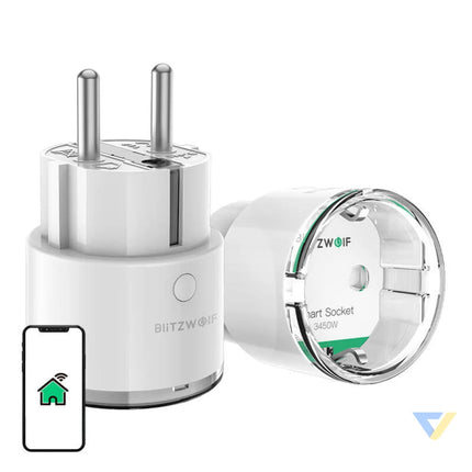 Smart Socket BlitzWolf BW SHP6 Pro WIFI (EU) 3450W Power plugs