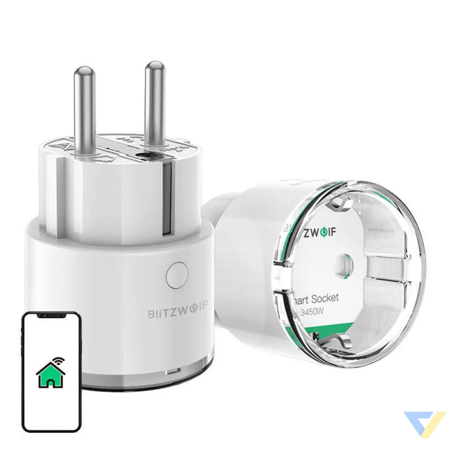 Smart Socket BlitzWolf BW SHP6 Pro WIFI (EU) 3450W Power plugs