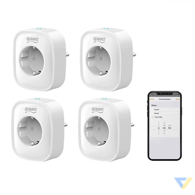 Smart socket WiFi Gosund SP1 (4 pack) Tuya Power plugs