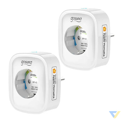 Smart socket WiFi Gosund SP1 H (2 pack)(HomeKit) 16A Power plugs