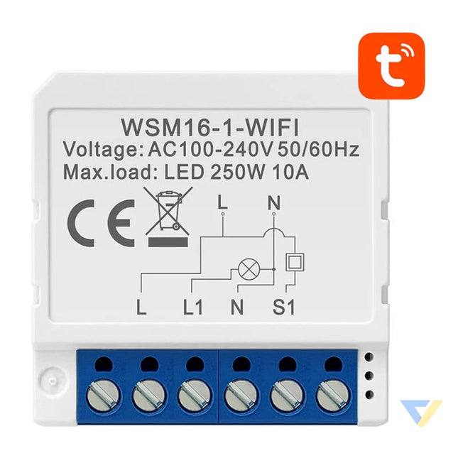 Smart Switch Module WiFi Avatto WSM16 W1 TUYA Smart controllers