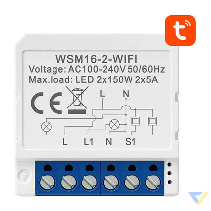 Smart Switch Module WiFi Avatto WSM16 W2 TUYA Smart controllers