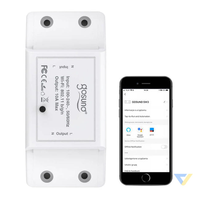 Smart Switch WiFi Gosund SW3 Tuya Smart controllers