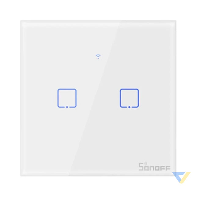 Smart Switch WiFi + RF 433 Sonoff T1 EU TX (2 channel) Switches