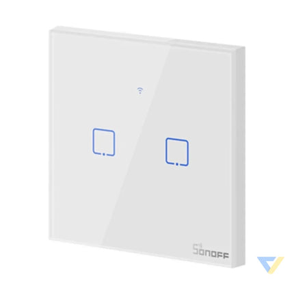 Smart Switch WiFi + RF 433 Sonoff T1 EU TX (2 channel) Switches