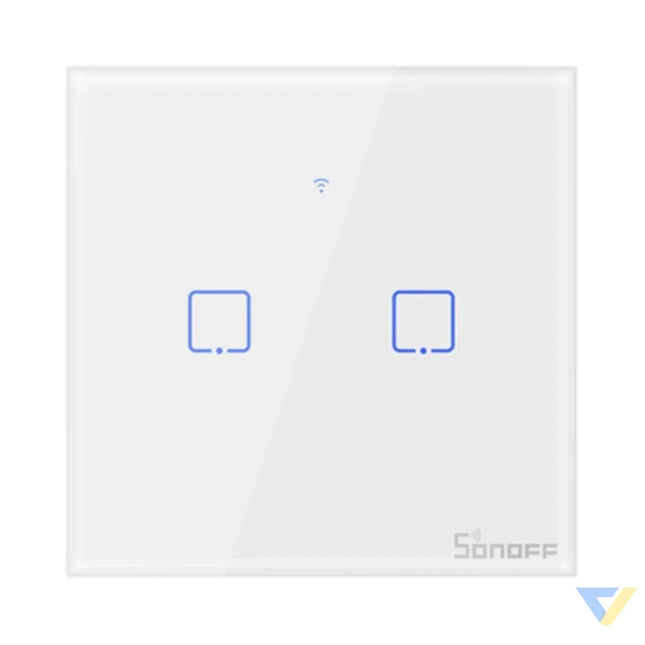 Smart Switch WiFi + RF 433 Sonoff T1 EU TX (2 channel) Switches