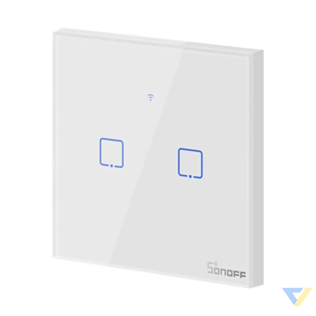Smart Switch WiFi + RF 433 Sonoff T1 EU TX (2 channel) Switches