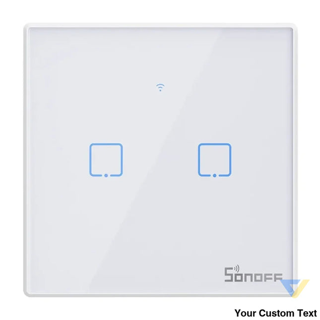 Smart Switch WiFi + RF 433 Sonoff T2 EU TX (2 channel) updated Switches
