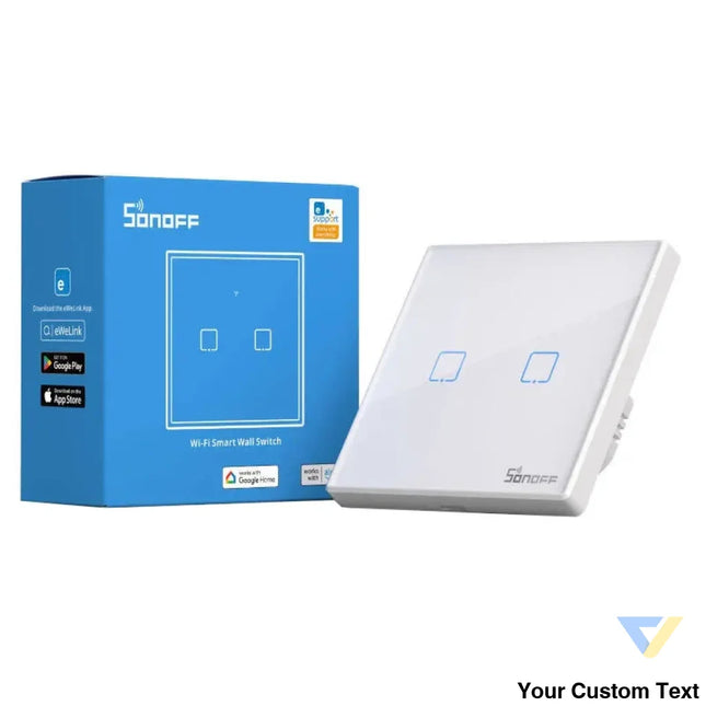 Smart Switch WiFi + RF 433 Sonoff T2 EU TX (2 channel) updated Switches