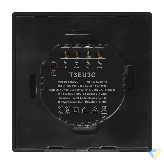 Smart Switch WiFi + RF 433 Sonoff T3 EU TX (3 channels) Switches