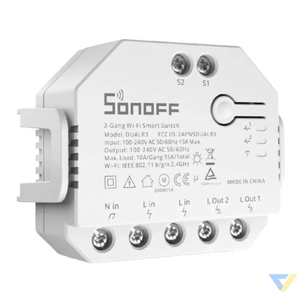 Smart switch WiFi Sonoff Dual R3 Smart controllers
