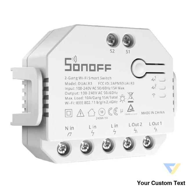 Smart switch WiFi Sonoff Dual R3 Smart controllers