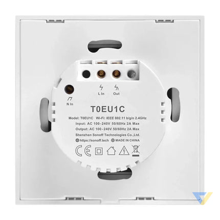 Smart Switch WiFi Sonoff T0 EU TX (1 channel) Switches