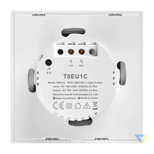 Smart Switch WiFi Sonoff T0 EU TX (1 channel) Switches