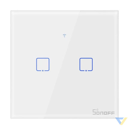 Smart Switch WiFi Sonoff T0 EU TX (2 channel) Switches