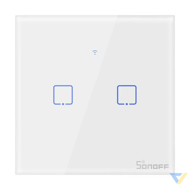 Smart Switch WiFi Sonoff T0 EU TX (2 channel) Switches