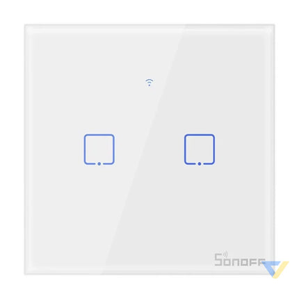 Smart Switch WiFi Sonoff T0 EU TX (2 channel) Switches