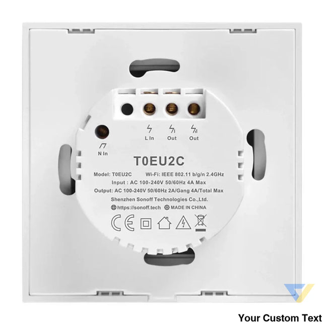 Smart Switch WiFi Sonoff T0 EU TX (2 channel) Switches