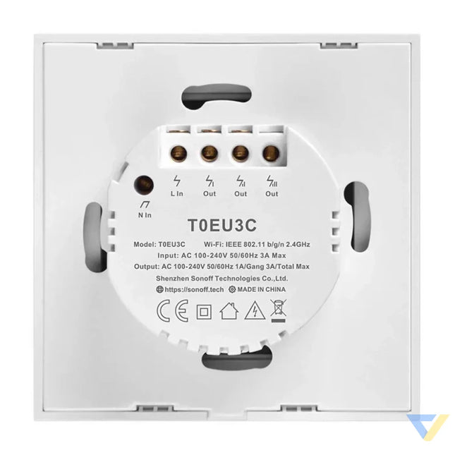 Smart Switch WiFi Sonoff T0 EU TX (3 channels) Switches