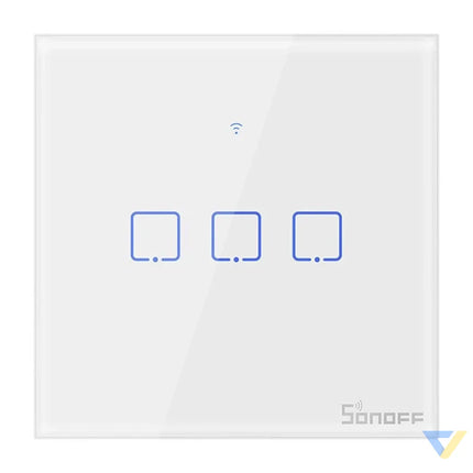 Smart Switch WiFi Sonoff T0 EU TX (3 channels) Switches