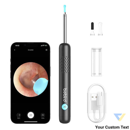 Smart Visual Ear Clean Rod Bebird R1 black Otoscopes