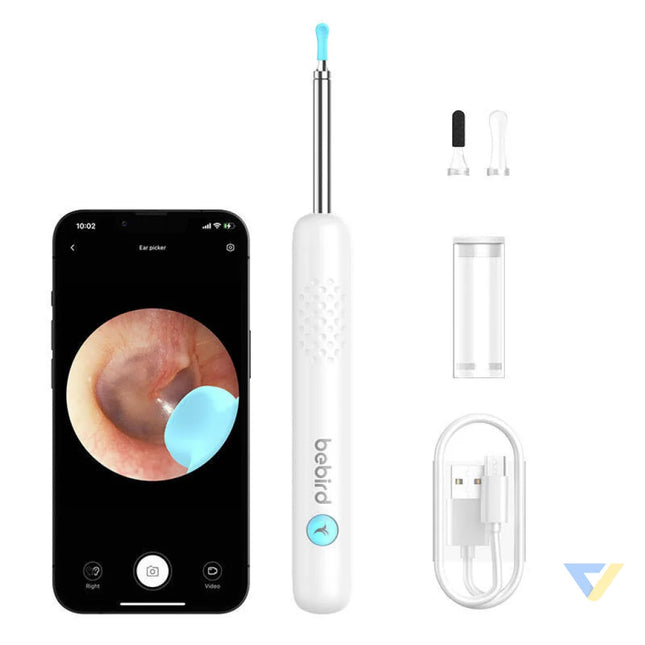 Smart Visual Ear Clean Rod Bebird R1 white Otoscopes