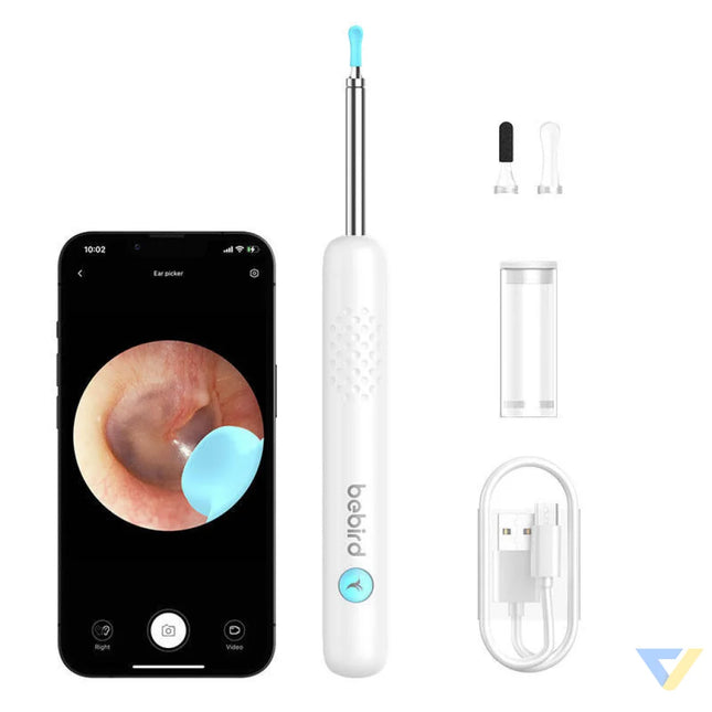Smart Visual Ear Clean Rod Bebird R1 white Otoscopes