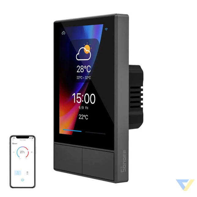 Smart WiFi control panel SONOFF NSPanel (black 120mm) Control panels
