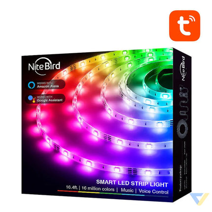 Smart WiFi RGB LED light strip NiteBird SL3 (2x5m) Tuya LED strips