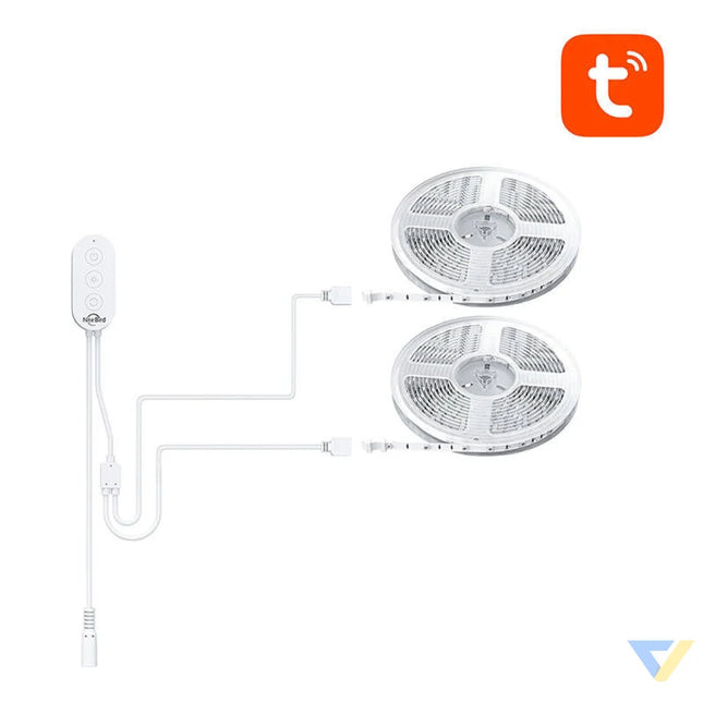 Smart WiFi RGB LED light strip NiteBird SL3 (2x5m) Tuya LED strips