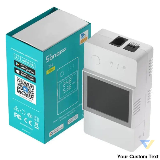 Smart WiFi temperature and humidity monitoring switch Sonoff THR320D TH Elite Smart controllers
