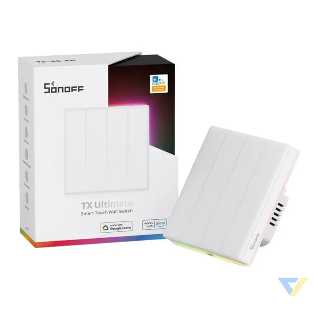 Smart WiFi Touch Wall Switch Sonoff TX T5 4C (4 channel) Switches