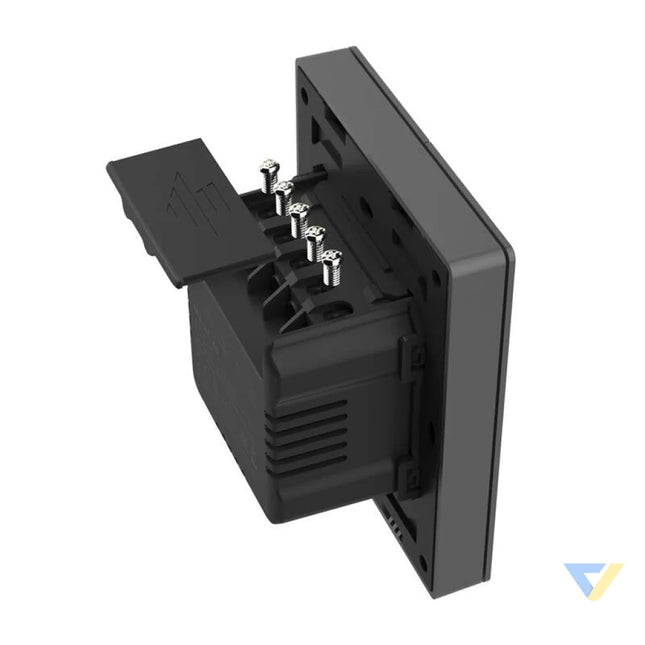 Smart WiFi wall switch SONOFF M5 2C 80 (2 channel for frame graphite) Switches
