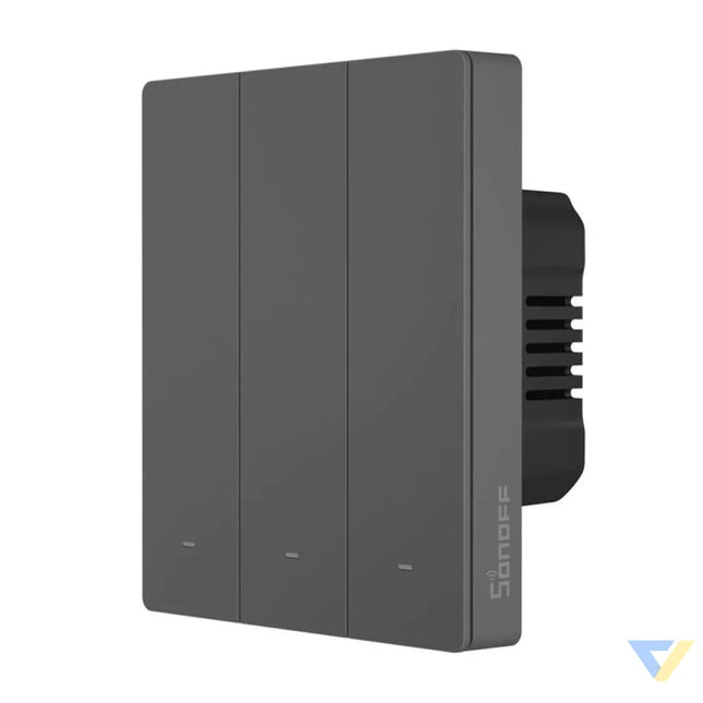Smart WiFi wall switch SONOFF M5 3C 80 (3 channel for frame graphite) Switches