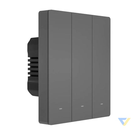Smart WiFi wall switch SONOFF M5 3C 80 (3 channel for frame graphite) Switches