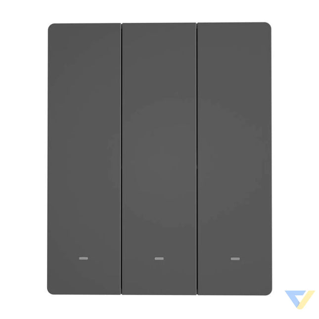 Smart WiFi wall switch SONOFF M5 3C 80 (3 channel for frame graphite) Switches
