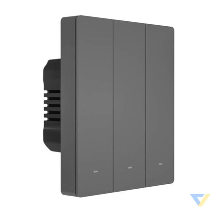 Smart WiFi wall switch SONOFF M5 3C 80 (3 channel for frame graphite) Switches
