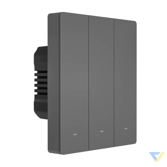 Smart WiFi wall switch SONOFF M5 3C 80 (3 channel for frame graphite) Switches