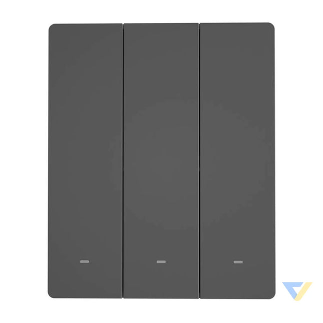 Smart WiFi wall switch SONOFF M5 3C 80 (3 channel for frame graphite) Switches