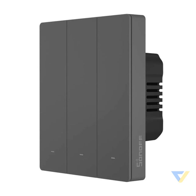 Smart WiFi wall switch SONOFF M5 3C 80 (3 channel for frame graphite) Switches
