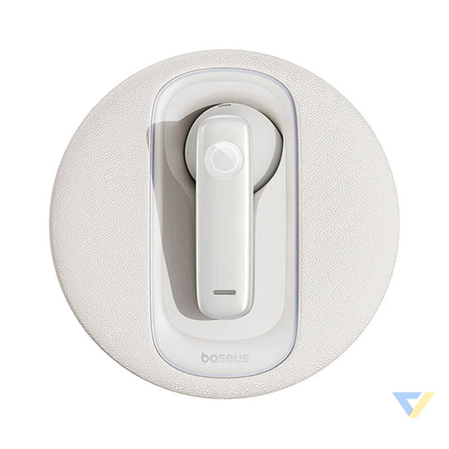 Smart wireless earpiece for car Baseus CM10 (white) Bluetooth headsets